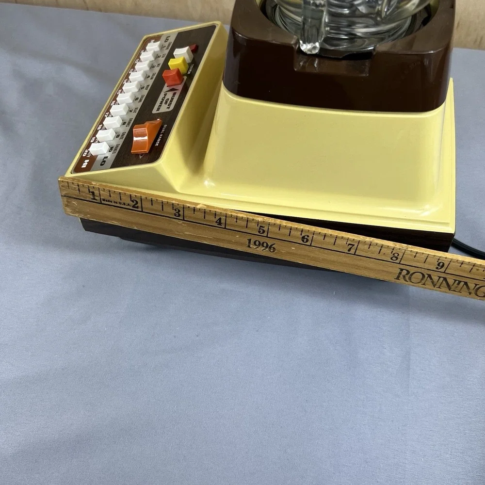Vintage Sunbeam Custom 20-Speed Blender Countertop Kitchen Tested Working